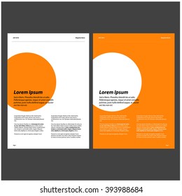 Magazine Layout Design Template