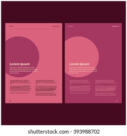 Magazine Layout Design Template