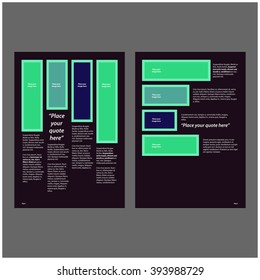 Magazine Layout Design Template