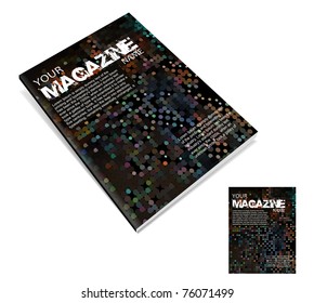 Magazine Layout Design Template. Vector Illustration