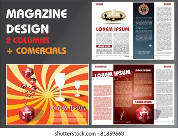 MAGAZINE LAYOUT DESIGN TEMPLATES