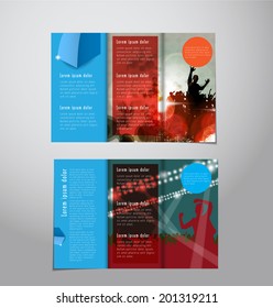 Magazine layout. Vector 