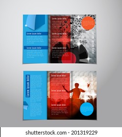 Magazine layout. Vector 