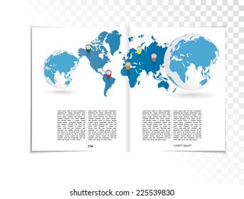 Magazine Layout Vector 