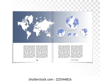 Magazine Layout Vector 
