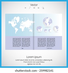 Magazine Layout Vector 