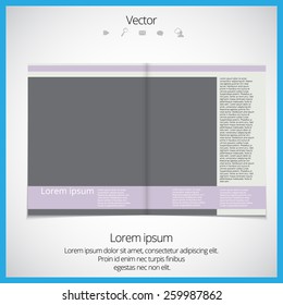 Magazine Layout Vector 