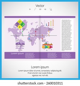 Magazine Layout Vector 