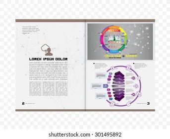 Magazine Layout Vector 