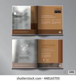 Magazine template design. pages layout. vector file