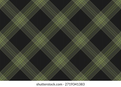 Revista de verificación de fondo de textura, tela de tartán simple sin costuras. Patrón de Vector a cuadros textil en la paleta de colores gris y negro.