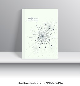 Magazine vector cover. 