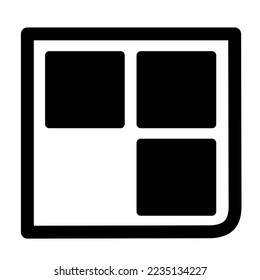 magazine vector icon isolated on white background, vector illustration