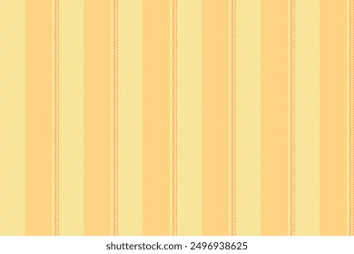 Magazine vertical vector lines, curtain textile background fabric. Fall pattern stripe seamless texture in amber and yellow colors palette.