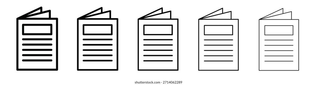 Magazines icon design, logo, app, UI. Vector illustration, EPS