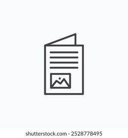 Magazines vector flat icon set.eps