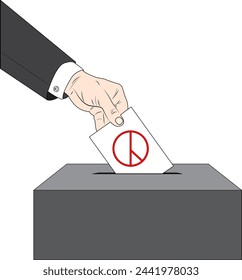 mage of a hand voting at the ballot box