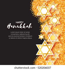 Magen David stars. Papercraft jewish holiday simbol