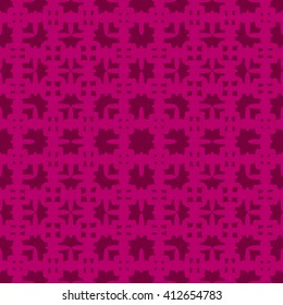Magenta abstract background, striped textured geometric seamless pattern