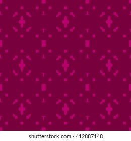 Magenta abstract background, striped textured geometric seamless pattern