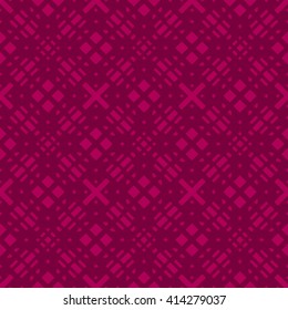 Magenta abstract background, striped textured geometric seamless pattern