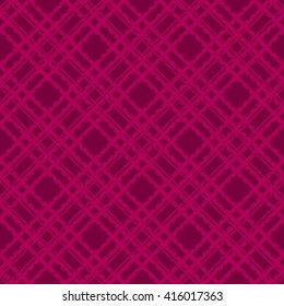 Magenta abstract background, striped textured geometric seamless pattern