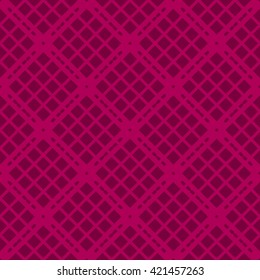 Magenta abstract background, striped textured geometric seamless pattern