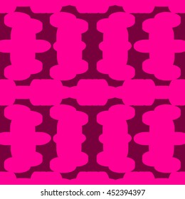 Magenta abstract background, striped textured geometric seamless pattern
