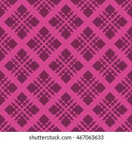 Magenta abstract background, striped textured geometric seamless pattern