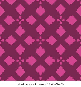 Magenta abstract background, striped textured geometric seamless pattern