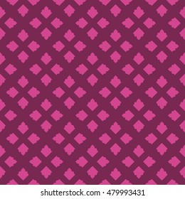Magenta abstract background, striped textured geometric seamless pattern