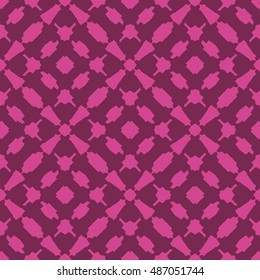 Magenta abstract background, striped textured geometric seamless pattern