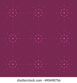 Magenta abstract background, striped textured geometric seamless pattern
