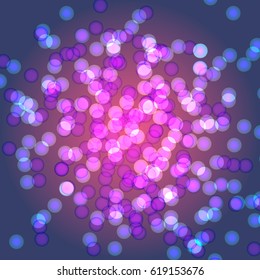 magenta bokeh