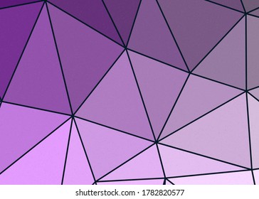 Magenta color Abstract color Low-Polygones Generative Art background illustration