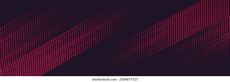 magenta color pattern gradient grunge texture background. Dots pop art comics sport style vector illustration Abstract background dark blue with modern corporate concept