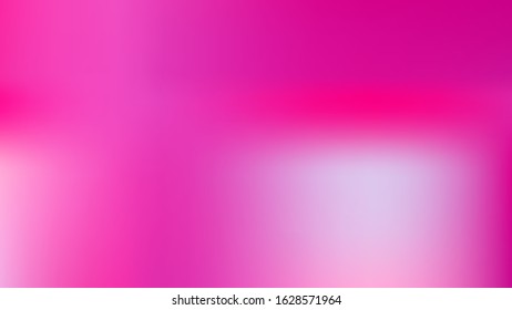 Magenta colored abstract gradient mesh Background. Magic style light. Funny texture. Easy to edit pure color vector illustration. Clean trendy fantasy.  Cool banner template.