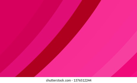 Magenta Curved Stripes Background