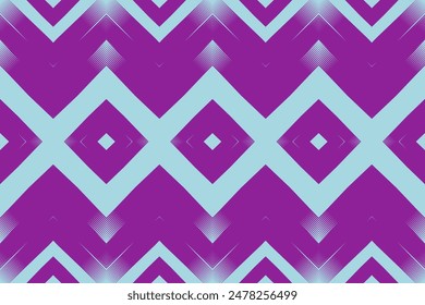 Magenta and cyan come together in this dynamic Pattern design, offering a modern twist on traditional motifs for fashion-forward, textile design, contemporary, home decor