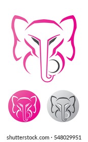 Magenta elephant logo