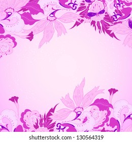 magenta floral background