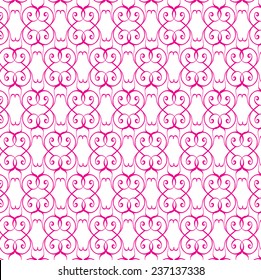 Magenta Floral background vector design