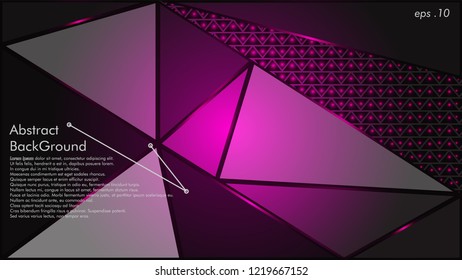 magenta geometric texture. Abstract background vector can be used in cover design, book design, website background, banner, poster, advertising.