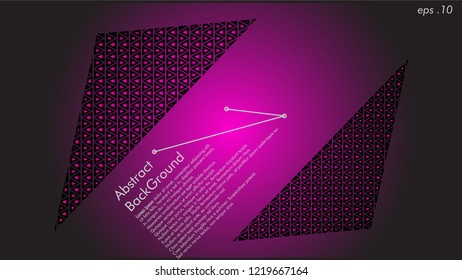 magenta geometric texture. Abstract background vector can be used in cover design, book design, website background, banner, poster, advertising.