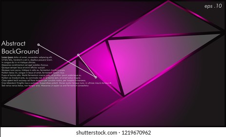 magenta geometric texture. Abstract background vector can be used in cover design, book design, website background, banner, poster, advertising.