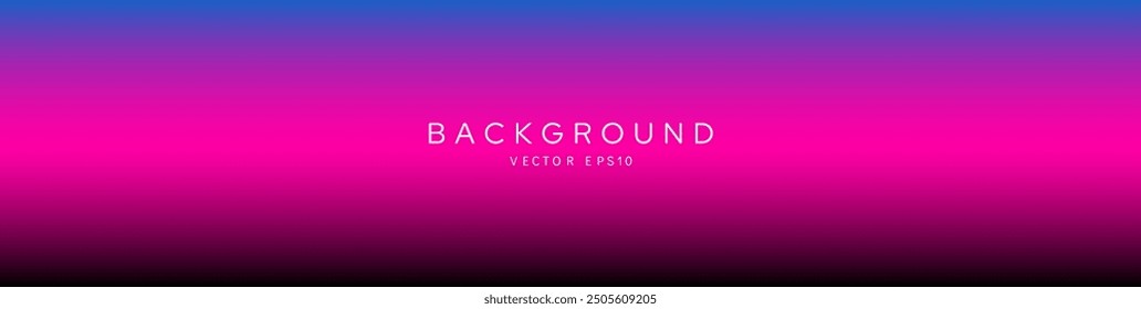 Magenta gradient background with black purple and pink color transition, banner vector design  
