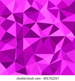 Magenta irregular triangle mosaic vector background design