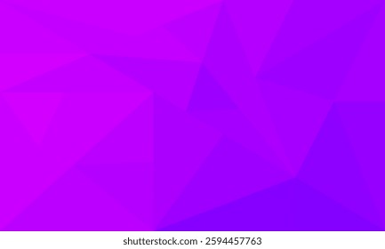 Magenta Low Poly Geometric Background
