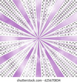 magenta rays on the transparent background