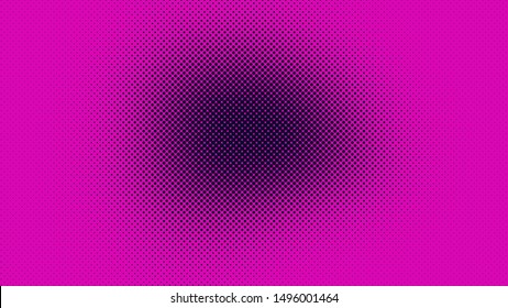 Magenta retro comic pop art background with dots, cartoon halftone background vector illustration eps10